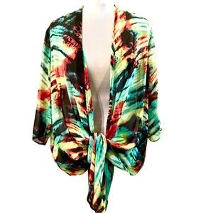 Chenault Chiffon Wrap | SZ 1X | EUC